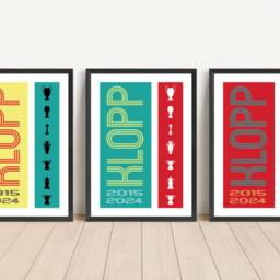 J??rgen Klopp Liverpool Trophies Art Print Contemporary Football Poster - thumbnail 2