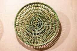 Embossed Ceramic Wall Art, Handmade Porcelain Sculpture