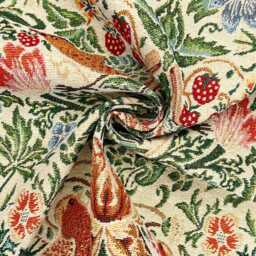 Custom Made William Morris Strawberry Thief Natural Blackout/Lining Curtains 3 - thumbnail 4