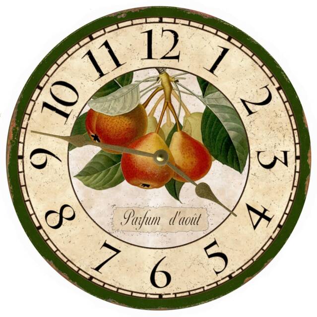 Pear Clock - French Pears Kitchen Clock - image 1