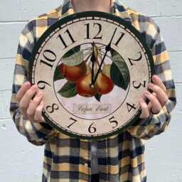 Pear Clock - French Pears Kitchen Clock - thumbnail 2