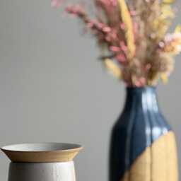 Handmade Stoneware White Oil Burner - Artisan Candle Holder Ceramic Melter Pottery Wax Melt Burner- Essential Aromatherapy Gift - thumbnail 4