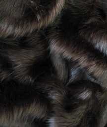 Luxury Brown Bear Faux Fur Throw - Double Sided Long-Haired Blanket - thumbnail 1