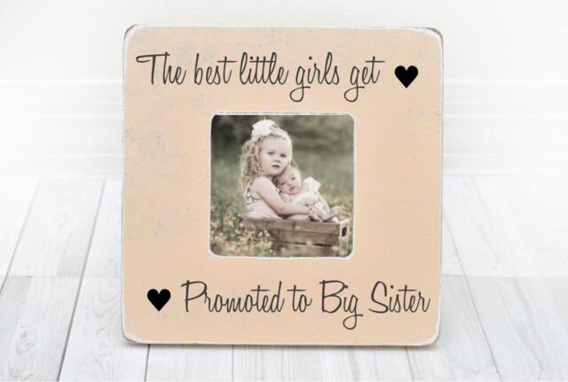Personalized Big Sister Picture Frame New Sibling Gift - image 1