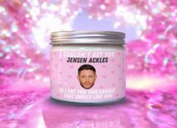Jensen Ackles Scented Soy Candle Funny Fandom Gift - thumbnail 1