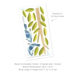 Blue Jay Kit - Peel-And-stick Wall Decals Mej - thumbnail 4