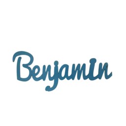 Light Blue Cut Out Wooden Name Sign - Price Per Letter - thumbnail 2