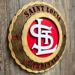 st Louis Cardinals Logo Wall Art Plaque - thumbnail 2