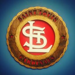 st Louis Cardinals Logo Wall Art Plaque - thumbnail 3
