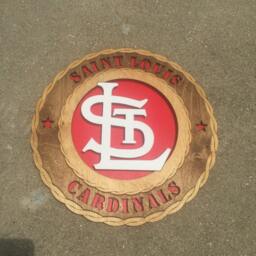st Louis Cardinals Logo Wall Art Plaque - thumbnail 4