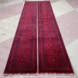 33 Feet Large Afghan Runner Rug, 16.5 X 2.9 Ft, Top Quality Stunning Handmade Turkoman Runner, Hall Way Runner Bukhara - thumbnail 2