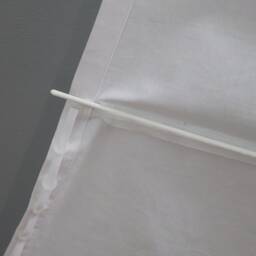 Shabby Chic Heart Roller Blind Made Of Linen Tunnel - Rustic Blinds For The Living Room in A Country Scandinavian Style Window Frame Or Door To - thumbnail 4
