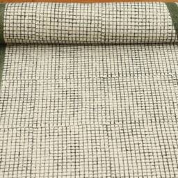 Hand Block Printed Cotton Runner Rug Indian Green Boho Hallway - thumbnail 4