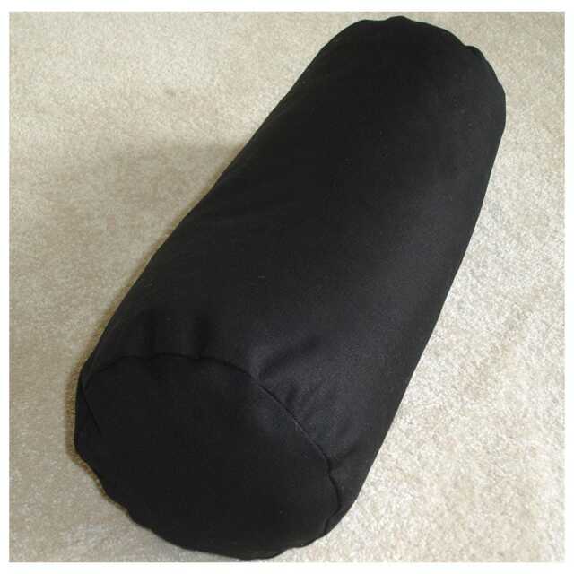 "Black Bolster Pillow Cylinder Cover Only 300 Thread Count Cotton Sateen Round Cushion Sham Case 4"" 6"" 8"" 9"" 10"" 12" - image 1