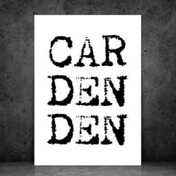 Car Den Iconic Bold Town Scotland Print Poster - Fife Gift Bespoke A5 A4 A3 Framed Or Unframed - thumbnail 2
