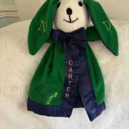 Notre Dame Snugglebuddie. Embroidery Included in The Price - thumbnail 2