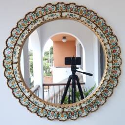 "Peruvian Mirrors ""New Ivory 60cm" - thumbnail 2