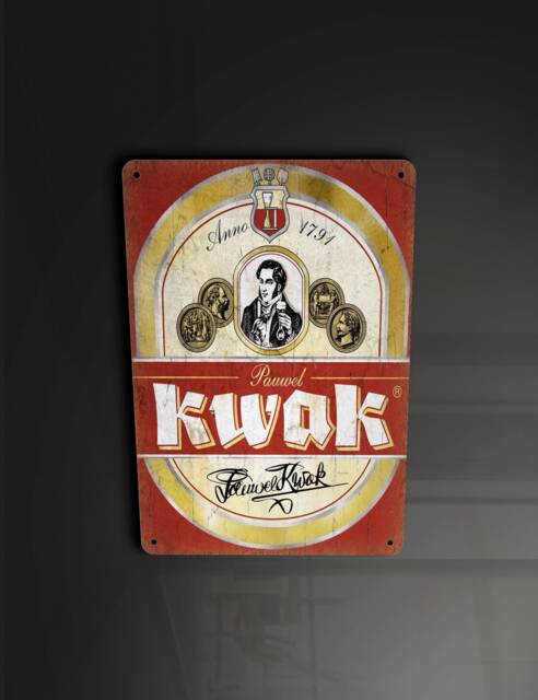 Pauwel Kwak - Metal Sign Plaque Wall Art Decor Signage
