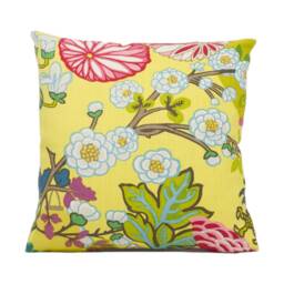 Schumacher - Chiang Mai Dragon Yellow Art Deco Chinoiserie Designer Cushion Cover Handmade Throw Pillow Luxury Home D??cor - thumbnail 3
