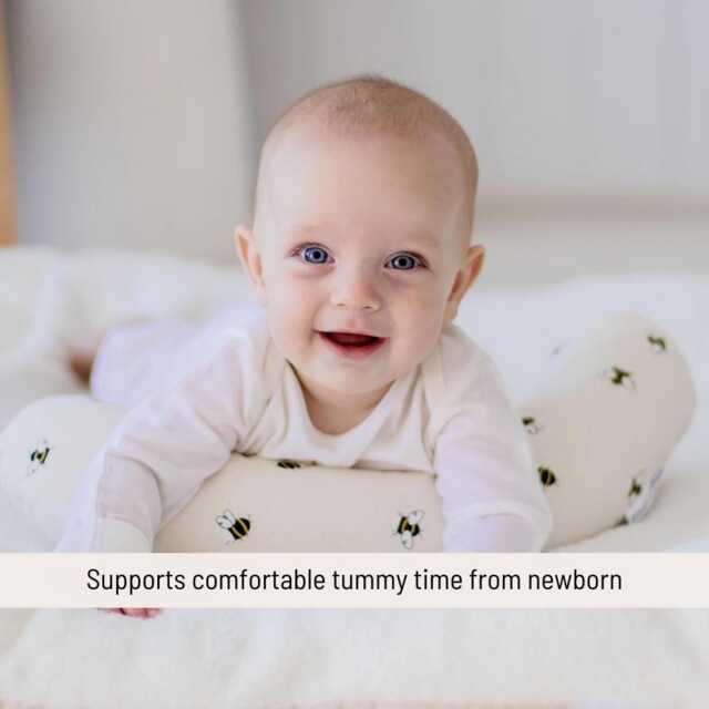 Tummy Time Support Aid For Newborns, Baby Cushion - Handmade Australia Gift - image 1