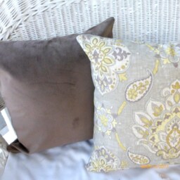 Brown Velvet Pillow Cover Designer Upholstery Fabric - thumbnail 2