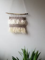 Handwoven Wall Hanging/Weaving - thumbnail 1