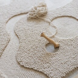 Hand-Woven Artwork in Soft Tones, Textured Wall Art For Living Room - thumbnail 3