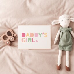 Girls Nursery Prints, Wall Art, Toddlers Bedroom, Bedroom Playroom, Daddy's Girl, Art - thumbnail 3