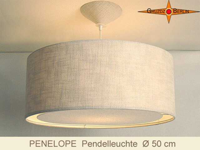 Beige Country Style Lamp Linen Penelope D40 Till 70 cm Light Edge Diffuser - image 1