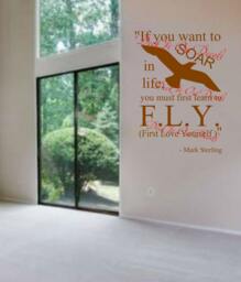 "Mark Sterling Quote ""If You Want To Soar in Life, Must First Learn Fly" - thumbnail 1