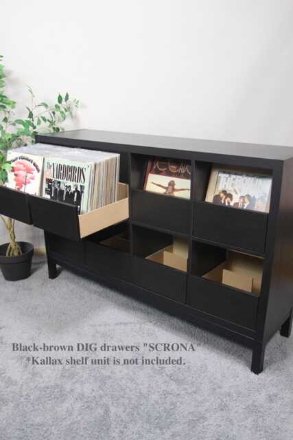 Ikea Kallax Vinyl Record Storage Drawers, Lp Dig Cabinet Hack Scrona - image 1