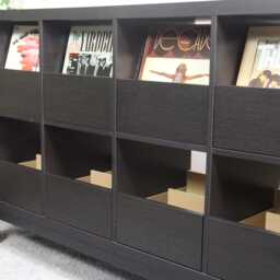 Ikea Kallax Vinyl Record Storage Drawers, Lp Dig Cabinet Hack Scrona - thumbnail 3