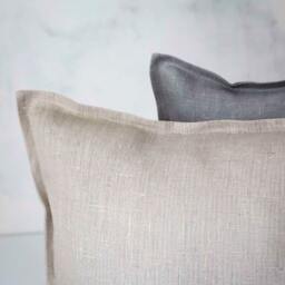 Natural Linen Pillow Case - Farmhouse Decor - thumbnail 3