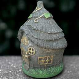 Fantasy House Sculpture Concrete Statue Cement Home Figurine Welcome Decoration Handmade Lover Gift Front Door Ornament - thumbnail 3