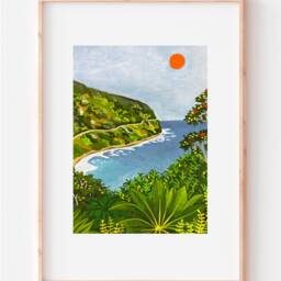 Road To Hana Wall Art, Art Print, Maui Coast, Hawaii, Maui, Tropical Travel - thumbnail 3
