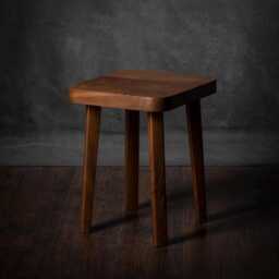 Kurumi - Book Table Minimalist Square Walnut Nightstand - thumbnail 2