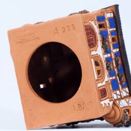 Handcrafted Ceramic Tealight Holder - Miniature Replica Of The House in Kaysersberg - thumbnail 4