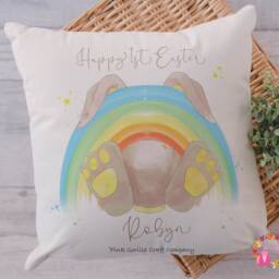 Easter Cushion, Pillow, Gift, Gift For Easter, Girl, Boy, Bunny Cushion - thumbnail 2