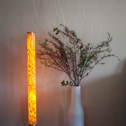 Wooden Floor Lamp Mid Century Modern Wood Light For Living Room - thumbnail 2