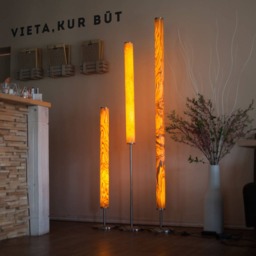 Wooden Floor Lamp Mid Century Modern Wood Light For Living Room - thumbnail 3