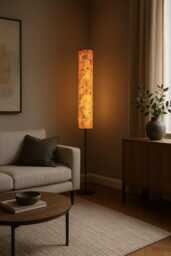 Wooden Floor Lamp Mid Century Modern Wood Light For Living Room