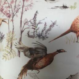 "Highland Pheasants Autumn Cushion Cover 16"" 18" - thumbnail 2