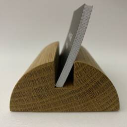 Business Card Holder in American White Oak, Minimalist Design - thumbnail 2