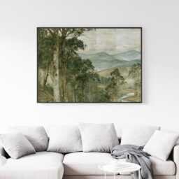 Pine Forest Poster, Woodland Path Print, Nature Wall Art, Paper - thumbnail 3