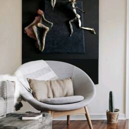 Female Empowerment Wall Hanging Living Room Dramatic Decor Metal Contemporary Wire Mesh Sculpture Ooak - thumbnail 4