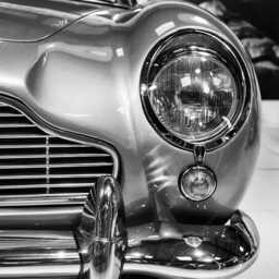 James Bond 007, Aston Martin, Db5, No Time To Die, Black & White Print, Poster, Photograph - thumbnail 3