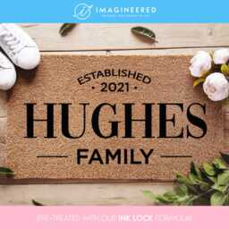 Custom Family Doormat - Personalized Customisable Surname Mat Doormats With Name New House Gift Home Decor - thumbnail 1