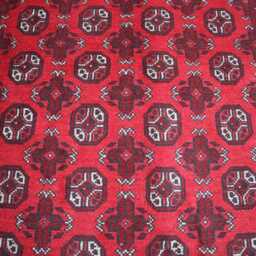 5x8 Ft Turkmen Bokhara Area Rug, Afghan Red High Pile Rug - Brand New Akhcha Handmade Livingroom Rug, Tribal Bedroom Office Rug - thumbnail 3