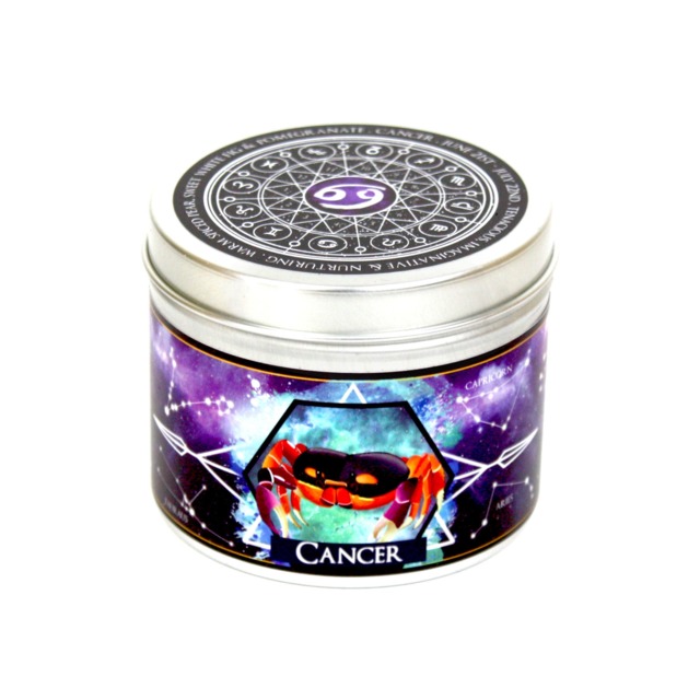 Cancer Zodiac Candle - Star Sign Crab Constellation Astrology Gifts Map Horoscope - image 1