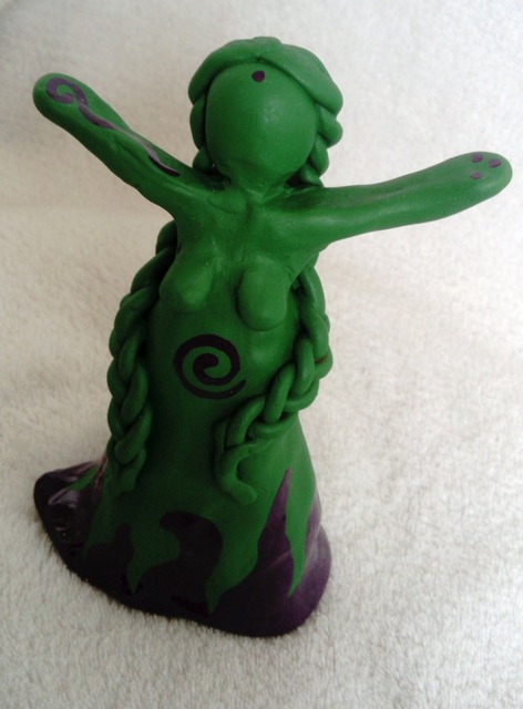Gaia Dancing Goddess Sculpture - image 1